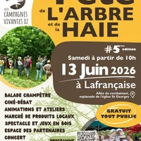 Fête de l'Arbre et de la Haie 2026, Lafrançaise, Association Campagnes Vivantes 82