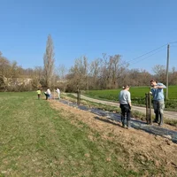 Plantation arbres chanpêtres, Verdun-sur-Garonne, Association Campagnes Vivantes 82