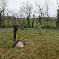 Plantation arbres chanpêtres, Verdun-sur-Garonne, Association Campagnes Vivantes 82