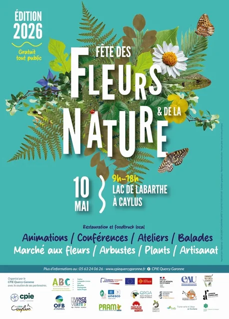 Fête des Fleurs et de la Nature, Caylus, Association Campagnes Vivantes 82