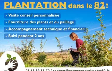 Plantez des arbres et des haies champêtres avec l'Association Campagnes Vivantes 82
