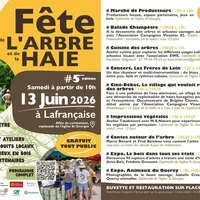 Fête de l'Arbre et de la Haie, Lafrançaise, samedi 13 juin, Association Campagnes Vivantes 82
