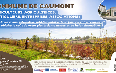 Caumont, subvention pour planter des arbres champêtres