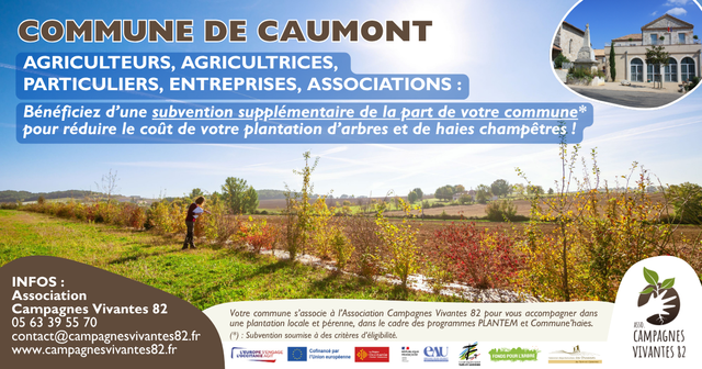 Caumont, subvention pour planter des arbres champêtres