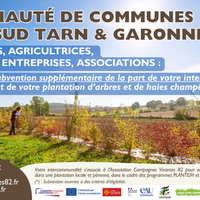 Communauté de Communes Grand Sud Tarn-et-Garonne, subvention pour planter des arbres champêtres