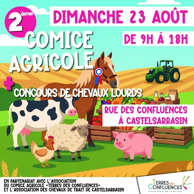 Comice Agricole 2026, Castelsarrasin, Association Campagnes Vivantes 82