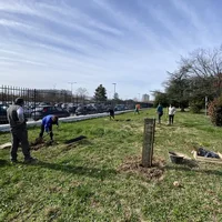 Plantation au Lycée Bourdelle avec l'Association Campagnes Vivantes 82