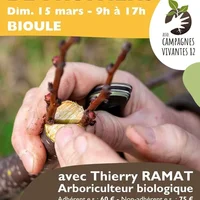 Atelier greffe de fruitiers, Bioule, Assocaiton Campagnes Vivantes 82
