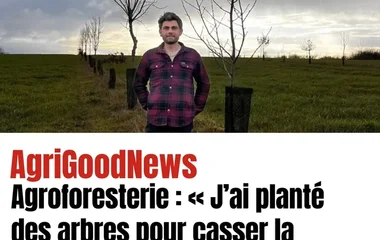 Article Réussir Agroforesterie Tarn-et-Garonne, Adrien Collet et Association Campagnes Vivantes 82